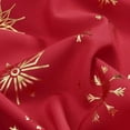 thumbnail image 3 of Nappe de Noël 60x120 Pouces, Flocon de Neige Doré Nappe de Noël pour l'Hiver, Nappes de Noël Rouges, Nappe Imperméable Anti-Déversement pour Table, Cuisine, Salle à Manger, Vacances, 3 of 5