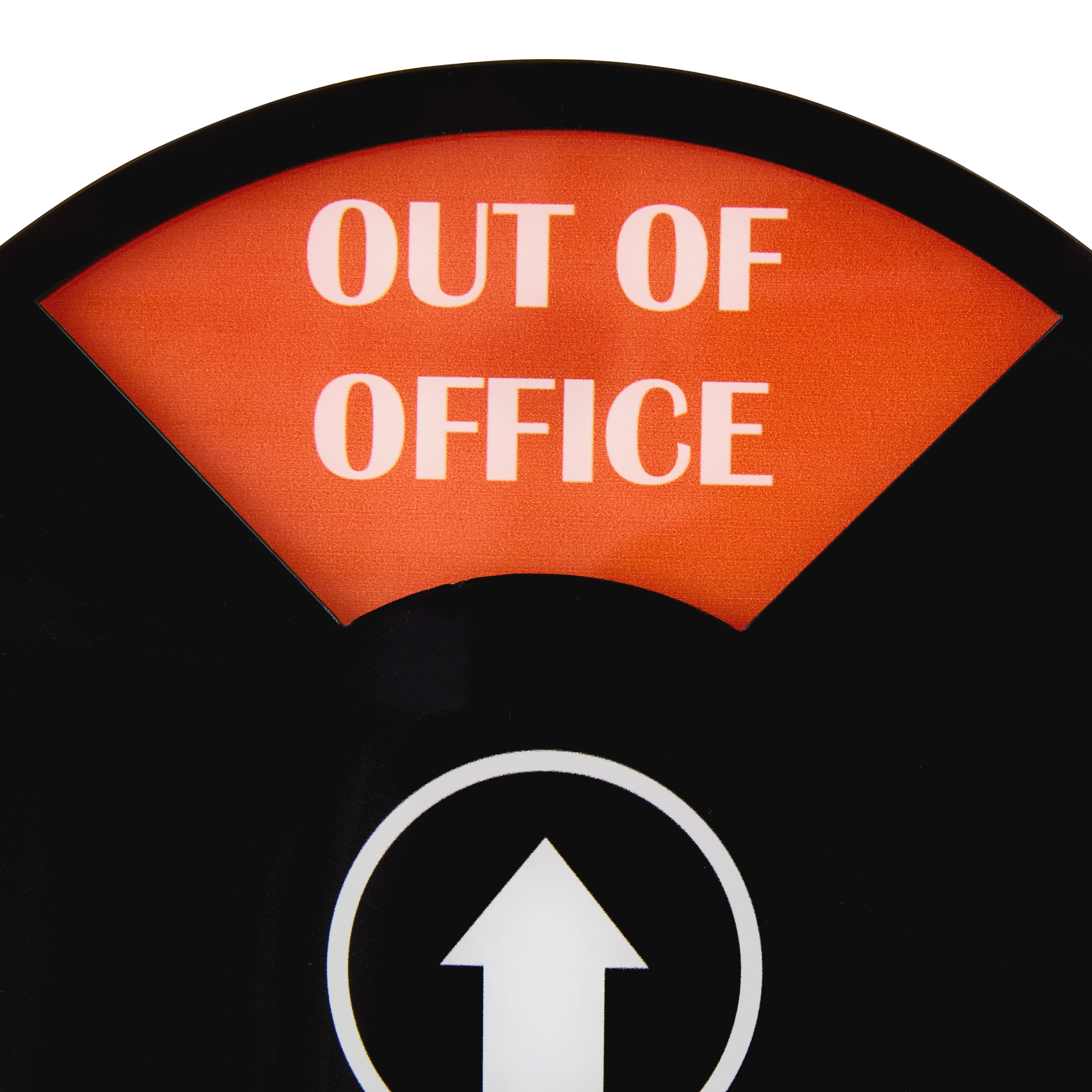 Pen+Gear Rotating Door Sign Plaque, 5-Inch, Black, 4 Message Options