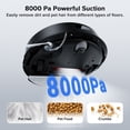 thumbnail image 5 of Roborock Q7 series Robot Vacuum and Mop Combo (Q7 L5), 8,000Pa Suction, Upgraded from Q5 Pro, Dual Anti-Tangle System, LiDAR Navigation, No-Go Zones, Self-Charging Robotic Vacuum Cleaner, Black, 5 of 9
