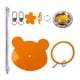 thumbnail image 1 of Dispensador de hilo portátil con pulsera para el cuidado del hilo. El almacenamiento del hilo previene oso naranja, 1 of 9