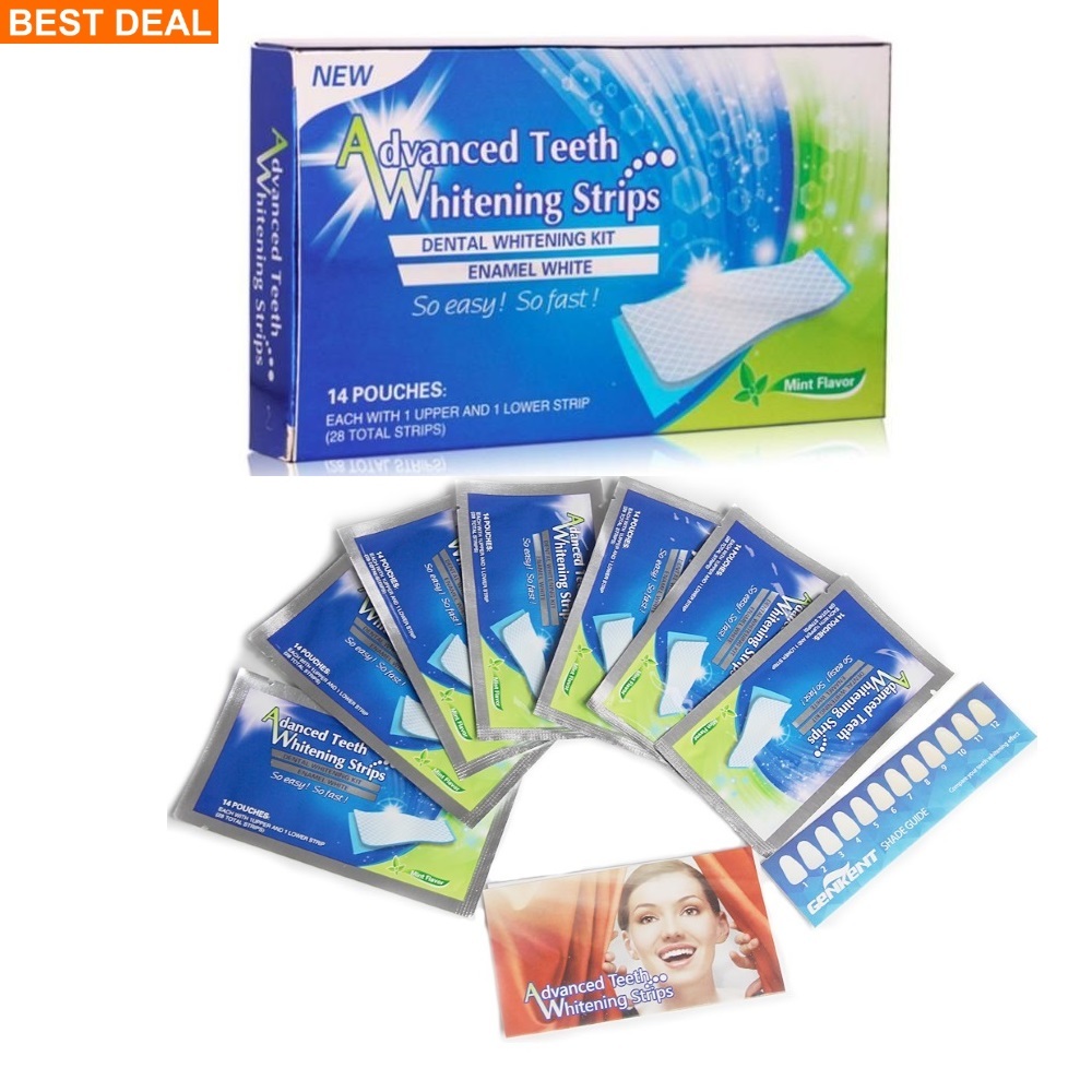 3D Teeth Whitening Strips Advanced Teeth Cleaning Care Double Elastic