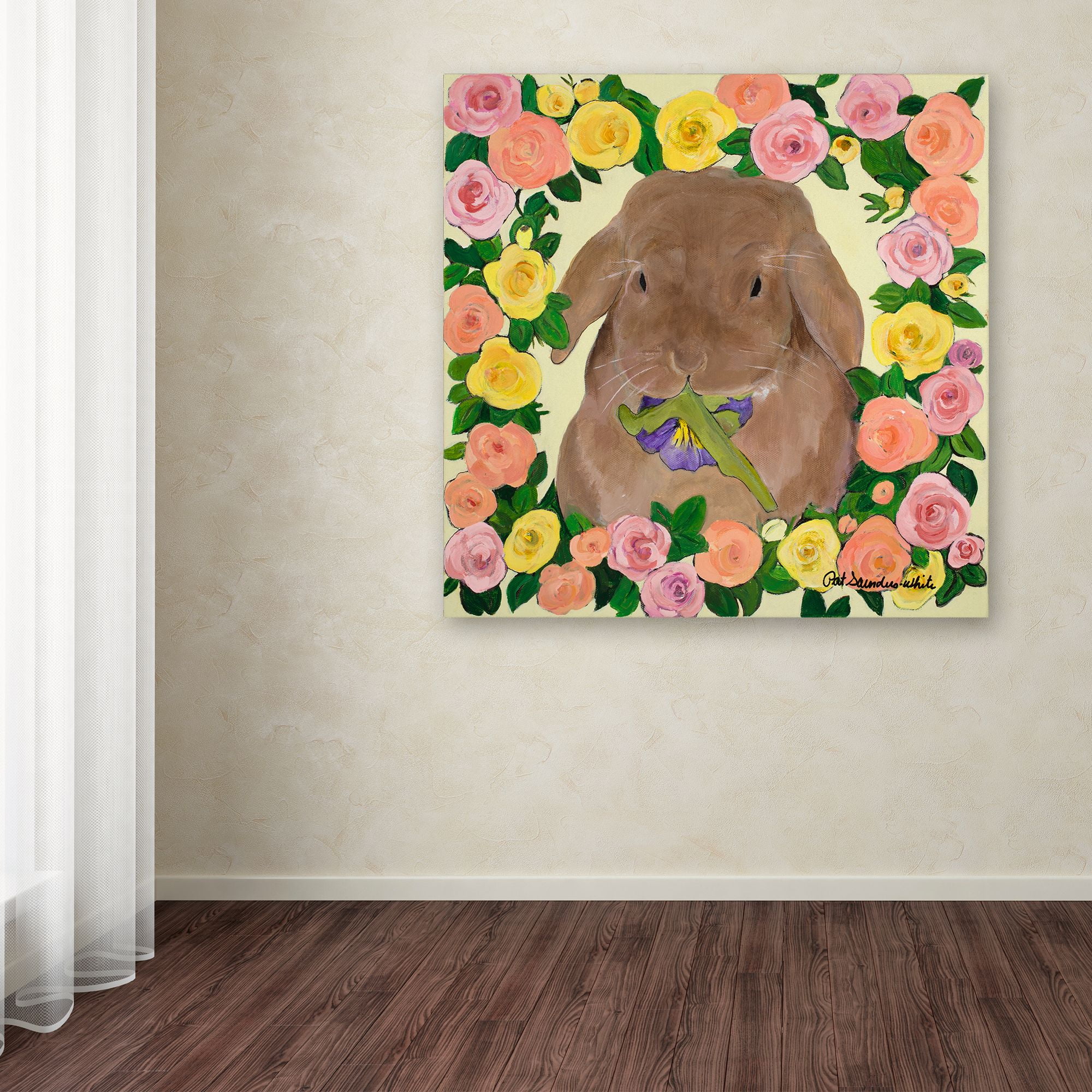 Trademark Fine Art 'Tweakie' Canvas Art by Pat Saunders-White
