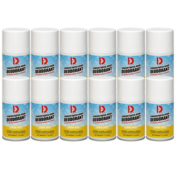 Big D Lemon Drop Fragrance Concentrated Room Deodorizer (12 Pack)
