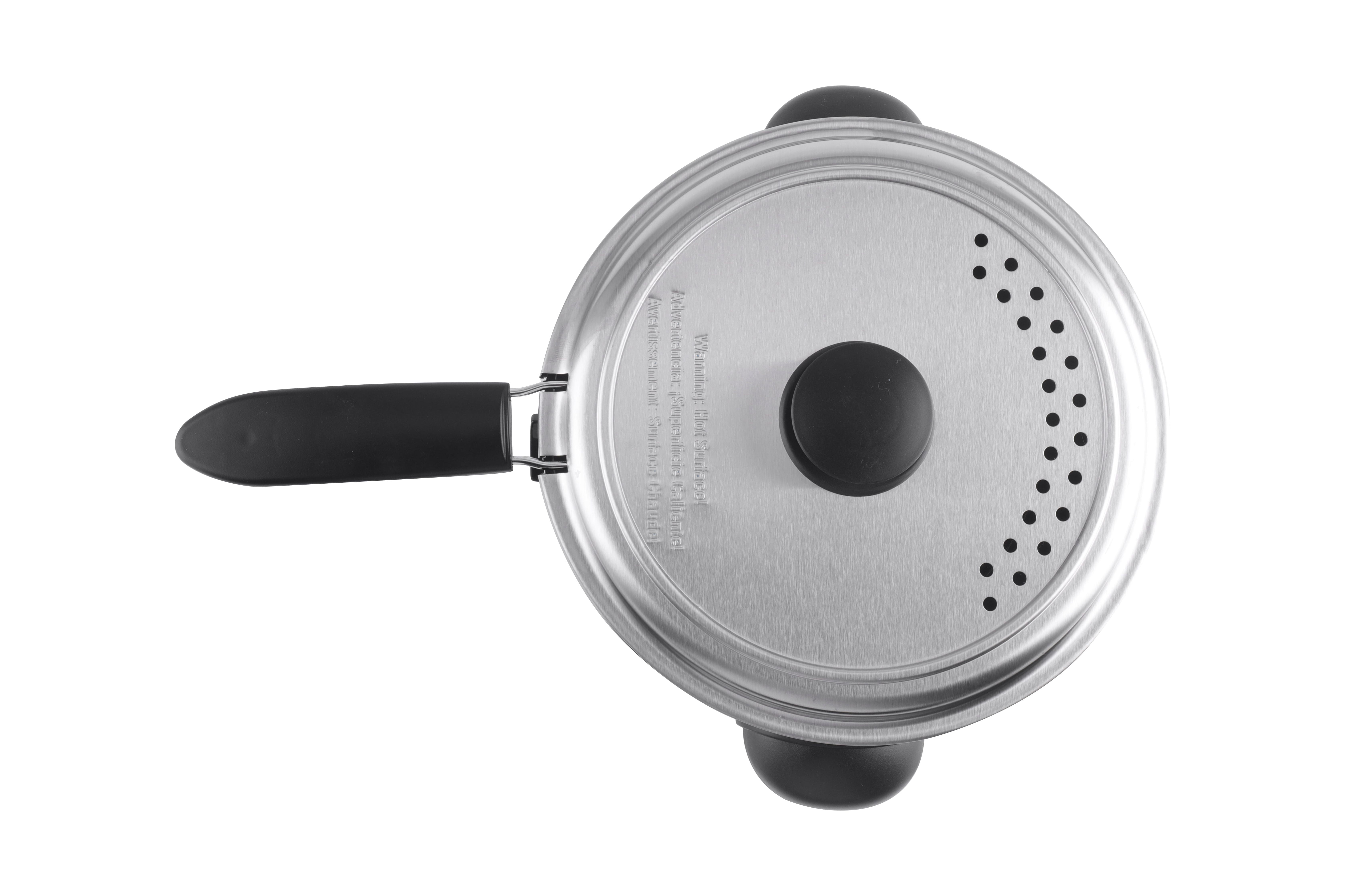 Farberware 2QT Stainless Steel Deep Fryer with Detachable Basket