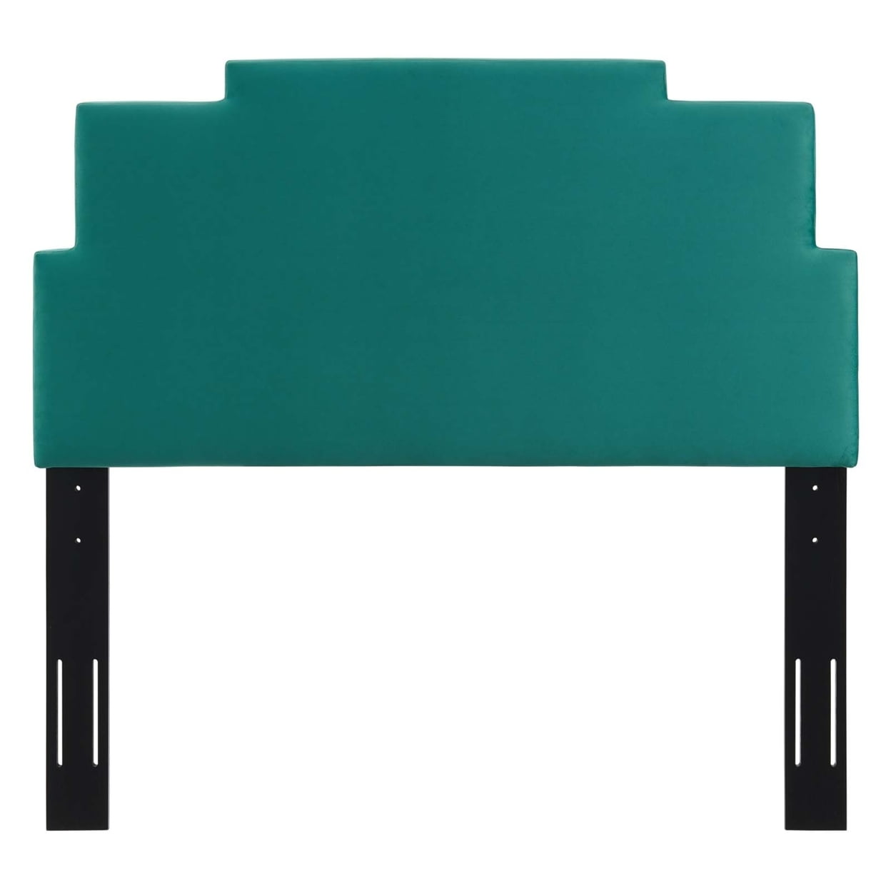 Kasia Performance Velvet Twin Headboard Teal