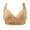 Beige, variant on Utoimkio Wireless Bras for Women No Underwire Push Up Bras for Women Full Coverage Comfort Breathable Everyday Bras