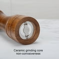 thumbnail image 3 of Wood Salt and Pepper Grinder Set,8” Pepper Grinders,2Pack Haomacro Manual Salt and Pepper Mill Set,Salt Shakers with Adjustable Ceramic Rotor, 3 of 10