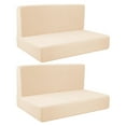 thumbnail image 2 of 4 fundas de cojín para , fundas de respaldo, lavables, fáciles de instalar, fundas de asiento para RV Beige, 2 of 8