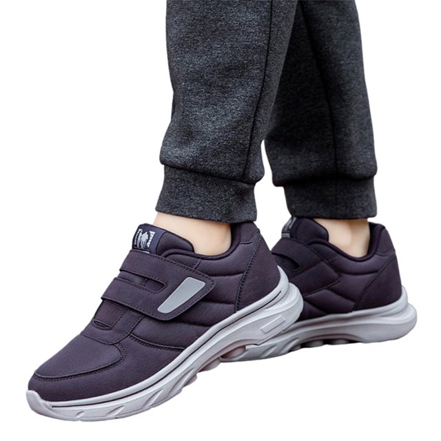 Adelgazar Fitness Mecedora Mamá Zapatos Dos Correas para Mujeres Hombres Cierre Ajustable Transpirable Suela Gruesa Neuropatía Pies Hinchados Alivio Del Dolor
