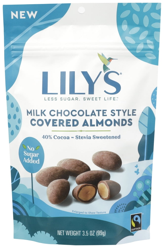 Lily'S Sweets Covred Almond Milk Chocolate Stevia, 3.5 oz