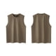 thumbnail image 3 of Camiseta sin mangas con cuello en V para hombre, de punto, con rayas verticales, para fitness, deportes, ocio, ajustada, con cuello en I y hombros anchos., 3 of 5