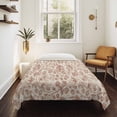 thumbnail image 4 of Brown Flowers Tapestry for Bedroom Wall Hanging Tapestry, Vintage Farmhouse Floral Leaves Vines Ceiling Backdrop Tapestries Poster Blanket Wall Decor for Teens Room Living Room Dorm 51" x 59", 4 of 8