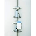 thumbnail image 4 of Zenna Home Tension Corner Pole Shower Caddy 2114NN - Rust Resistant, Satin Nickel Finish, 4 of 4