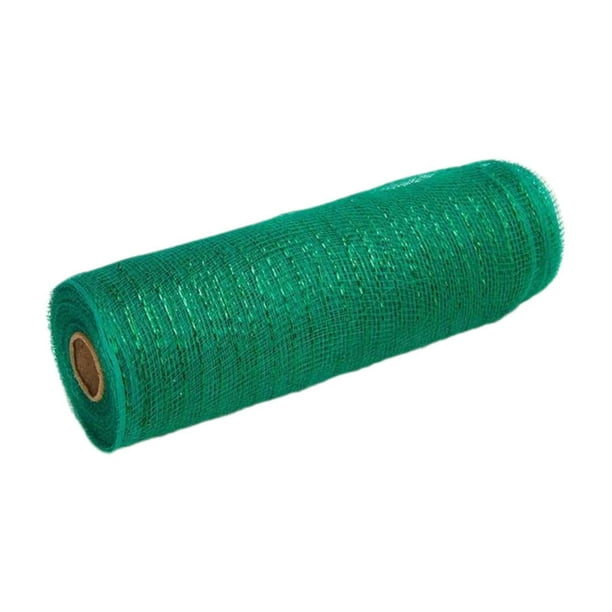 Cinta de malla de 10 pulgadas x 30 pies cada rollo, decoración para fiestas de bricolaje, rollo de malla para Verde