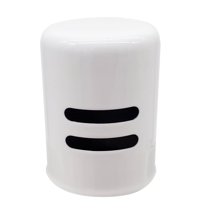 Westbrass D201-50 1-5/8" x 2-1/4" Solid Brass Air Gap Cap Only, Non-Skirted, Powder Coat White