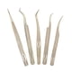 thumbnail image 1 of Pinzas para extensiones de pestañas Ms.Queen: pinzas profesionales para aplicar extensiones de pestañas de visón de gran volumen, juego de 5 piezas, 1 of 3