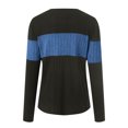 thumbnail image 7 of idosla Womens Sweaters Trendy Color Block Tops Long Sleeve Shirts Fall Outfits Early Fall Fashion 2025 Winter Clothing (Navy, XL), 7 of 7