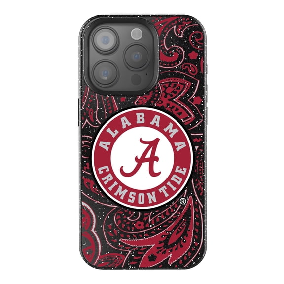 Keyscaper Alabama Crimson Tide Paisley Bling iPhone Case