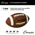 thumbnail image 3 of Champion Sports Official Size Composite Football, Brown, 3 of 9