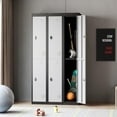 thumbnail image 3 of Luku 71" Metal Storage Cabinet, Lockers for Employees Students with Shelves, Metal Storage Steel Locker for School Office Gym Home Warehouse, Assembly Required, 3 of 8