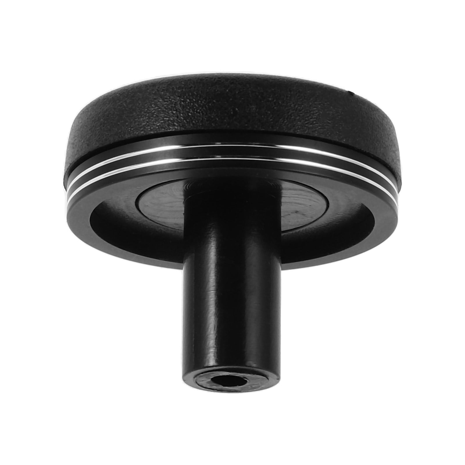PAMINGONO Black Aluminum Alloy Fishing Rod End Cap with Cushion for Better Casting Control