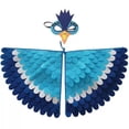 thumbnail image 4 of Disfraces de Cosplay de Halloween para niños, disfraces de animales, pavo real, pájaros, capa, máscara, ropa de Carnaval para niñas y niños, 4 of 4