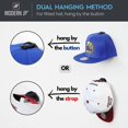 thumbnail image 3 of Adhesive Hat Hooks For Wall Hat Rack For Baseball Caps, Minimalist Hat Display Strong Hold Hat Hangers, 3 of 5