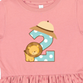 thumbnail image 4 of Inktastic Safari 2nd Birthday Lion Jungle Girls Toddler Dress, 4 of 5