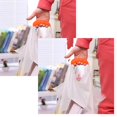 thumbnail image 1 of Oleegame Ensemble de Couverts en Acier Inoxydable 2 Pcs, Sac de Courses en Silicone, Panier, Poignée Confortable, Orange, 1 of 4