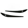 thumbnail image 3 of Headlight Eyebrow, Headlamp Eyelid Gloss Black 2pcs Impact Resistance Strong Protection  For Car, 3 of 8