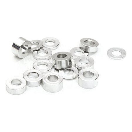 Integy RC Toy Model Hop-ups C26777SILVER Billet Machined 16pcs Aluminum M3x6 Washer Spacer (0.5  1.0  2.0  3.0mm) price history on PriceWatchPro