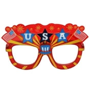 American Flag Glasses - Novelty Light Up Patriot Glasses (No Lenses)