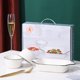 thumbnail image 1 of Caja de regalo de vajilla de cerámica simple adecuada para el hogar Cuenco de arroz Bandeja para hornear Cuenco de sopa Regalo de negocios de reunión anual de vacaciones, 1 of 5