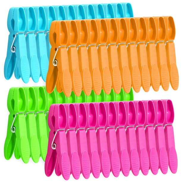 Paquete De 48 Pinzas De Plástico Coloridas Para Ropa, Resistentes, Pinzas Para Ropa, Pinzas, Pinzas Para Línea De Secado, Pequeñas Pinzas Para Ropa De Colores Para Tendedero Al Aire Libre, Manualidade
