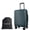 Green, variant on Travelhouse Hardshell Carry on Luggage 20" Lightweight Hardside Suitcase with Spinner Wheels.(Light Purple)