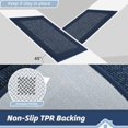 thumbnail image 5 of Kitchen Rugs and Mats Set of 2 Non-Slip Kitchen Mats for Floor Absorbent and Stain Resistant Kitchen Runner Machine Washable Rugs for Kitchen Laundry Sink 20+20, 5 of 7
