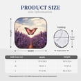 thumbnail image 3 of Disketp Butterfly Over Lavender Pattern 2 Piece Windshield Sunshades,Folding Windshield Sun Shade for Car SUV Trucks Sedan,Blocks UV Rays Sun Visor Protector-Large, 3 of 6