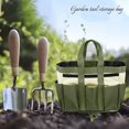 thumbnail image 4 of Portable Garden Tool Bag, Oxford Plant Tool Organizer with Multiple Pockets (Without Tools), 4 of 5