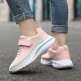 thumbnail image 3 of Cnuiaeg Children's Mesh Breathable Sports Shoes,Hook-and-Loop Comfortable Running Shoes,Color Pink,Size 13-13.5 Years, 3 of 9