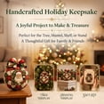 thumbnail image 6 of Clearance! Christmas Classics Patchwork Ornament DIY Kit, No-Sew Ornament Kit (Santa), 6 of 7