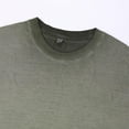thumbnail image 6 of Up to 65% off Shirt Men, Xunlbb Men's Casual Round Neck Solid Color Sports Washed Cotton Retro Distressed T-shirt, 6 of 9