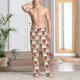 thumbnail image 2 of Balery Santa Claus bells Pantalones de pijama para hombre, pijama ultraligero, pantalón de descanso-X-Large, 2 of 6