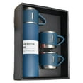 thumbnail image 1 of EASTIN 500ml Double-Layer Stainless Steel Thermal Water Bottle (Blue Set With Box), 1 of 8