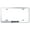 Silver, variant on Acura ZDX Laser Etched Logo Wide Body License Plate Frame (Black)