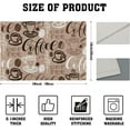 thumbnail image 2 of Coffee Placemats Set of 4,Brown Coffee Theme Dining Mat, Rectangle Linen 12 x 18in Non Slip Coffee Cup Print Place Mat for Kitchen Dining Party Decoration, 2 of 6
