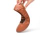 thumbnail image 4 of Zapatos de mujer embarazadas de cuero plegables sin cordones de color sólido para boda nupcial, 4 of 7