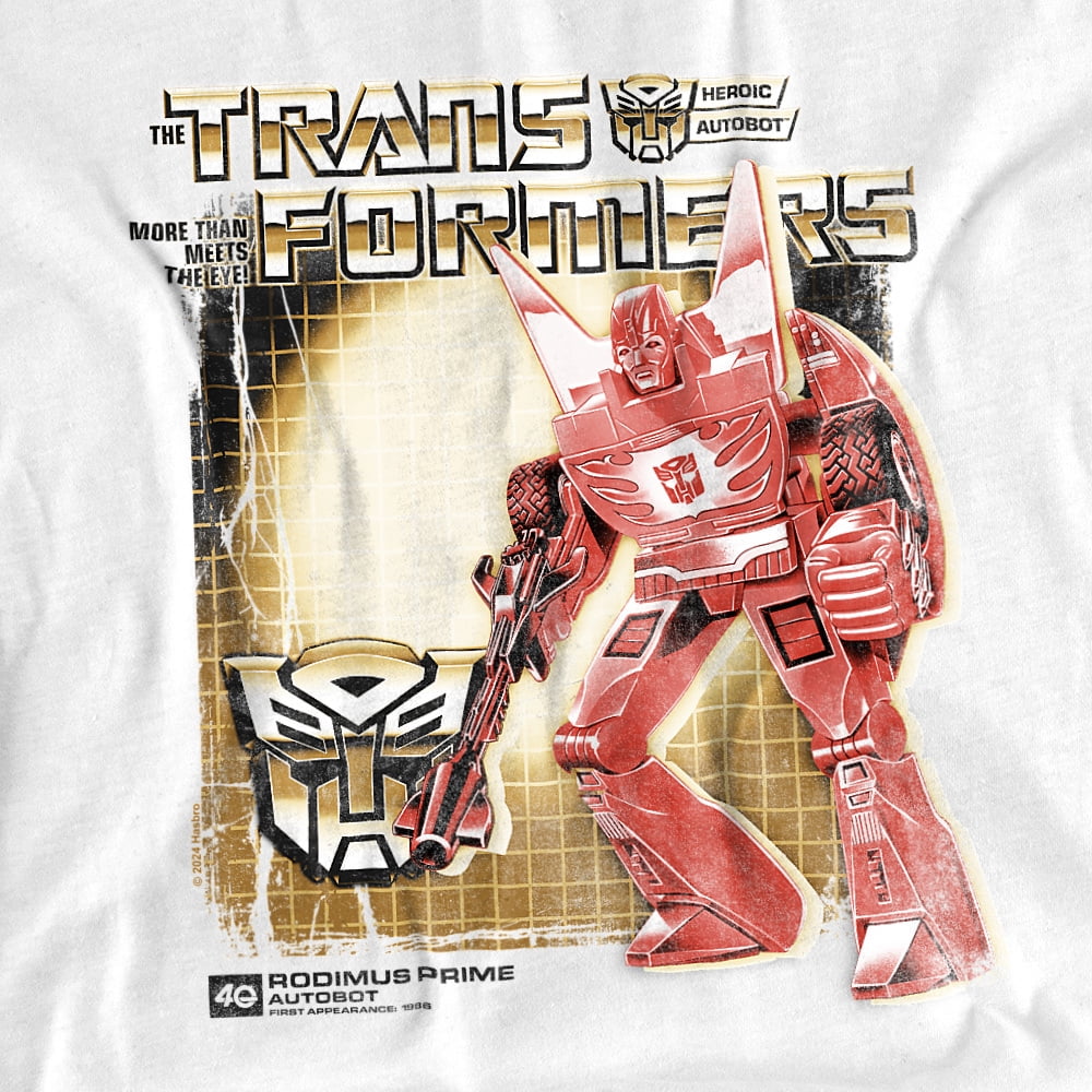 Transformers 40Th Anniversary T-Shirt Rodimus Prime Box Unisex Graphic Tee for Men & Women