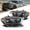 Black Amber, variant on For 2016-2022 Toyota Tacoma w/ LED DRL Chrome Headlights Headlamps Left+Right