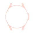 thumbnail image 3 of Watch Protective Case Smartwatch PC Hard Protection Skin Bumper Screen Protector Cover Replacement for Galaxy Watch4 40mm/44mm Pink (40mm), 3 of 8