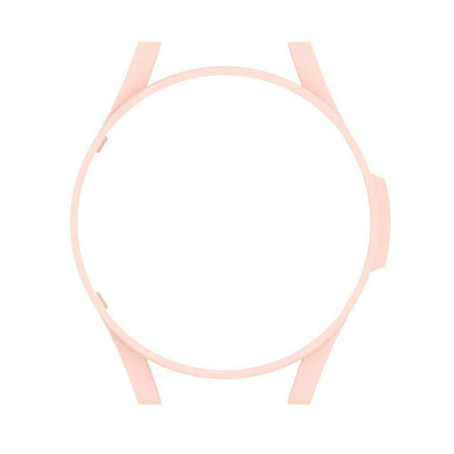 pitrice Montre Étui de Protection Smartwatch PC Protection Rigide Pare-Chocs Protecteur d'Écran Couverture de Remplacement pour Galaxy Watch4 40mm/44mm Rose (40mm)